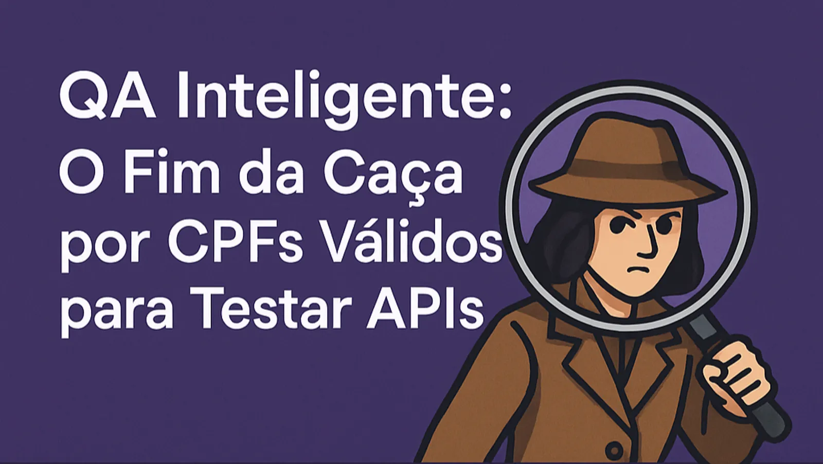 cover for QA Inteligente: O Fim da Caça por CPFs Válidos para Testar APIs 🕵️‍♀️